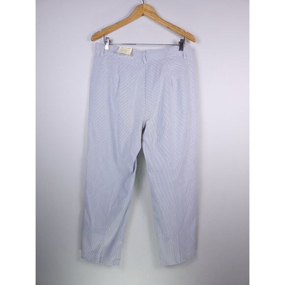 Max Studio Size XL Pinstripe Pull-On Trousers – Ankle Length Slim Fit, NWT - Picture 12 of 12